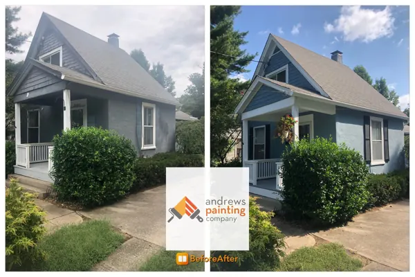 Exterior Painting in Hyde Park Before & After