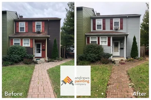 Exterior Painting in Greenhills -Before and After