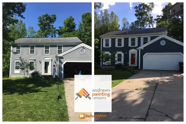 Exterior Painting in Florence, KY -Before and After