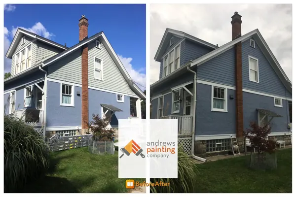 Exterior Painting in Silverton, OH -Before and After