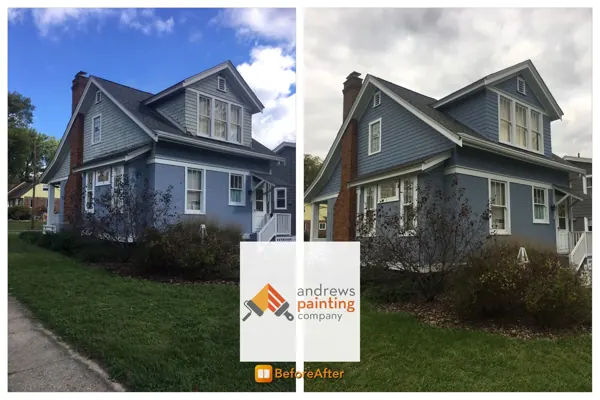 Exterior Painting in Silverton, OH -Before and After