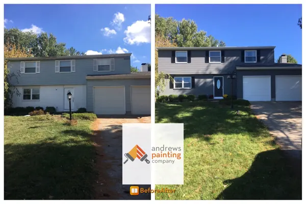 Exterior Painting in Anderson Township, OH  - Before and After