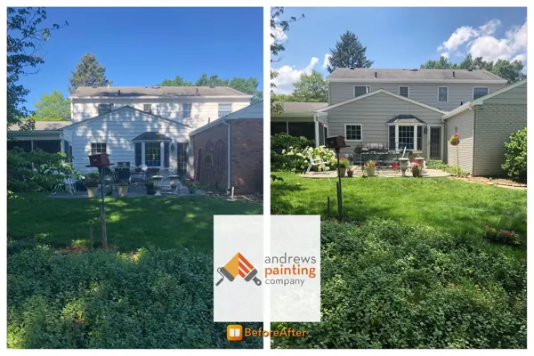 Exterior Painting in Wyoming, OH -Before and After